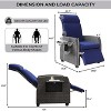 Coucheta Outdoor Recliner Collection - Adjustable Backrest & Footrest, PE Wicker with Flip-Up Table & Air Pump, 155° Lay Flat, Multiple Colors - 2 of 4