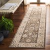 Hazel HZL502 Power Loomed Indoor Runner Rug - Brown/Ivory - 2'x8' - Safavieh - 2 of 4