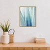 16" x 20" Pale Agave No.1 by Lupen Grainne Framed Canvas Wall Art Blue - Amanti Art: Modern Botanical Lithograph, Sawtooth Back - 4 of 4