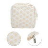 Unique Bargains Versatile Square Dots Travel Makeup Bag 1 Pc - 4 of 4