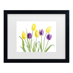 Trademark Fine Art - Mandy Disher  Tulip Matted Framed Art - 1 of 4
