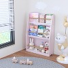 YOOCOZZ 3 Tier Kids Book Shelf for Playrooms and Classrooms Organized - 3 of 4