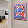 YouTheFan 2507088 12 x 12 in. MLB Chicago Cubs 3D Logo Series Wall Art