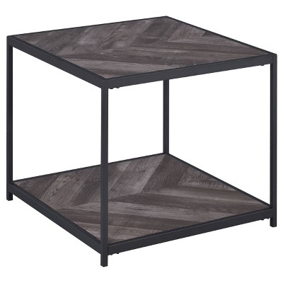 Coaster Lainey 2-Piece Round Faux Marble Nesting Coffee Table Grey