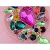 Anna-Kaci Crystal Rhinestone Faux Pearl Flower Swirl Wreath Fashion Pin Brooch - 4 of 4