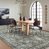 Washable Area Rugs, Non Slip Non Shedding Distressed Print Carpet, Stain Resistant Soft Floor Cover for Living Room Bedroom Dining Room Office Nursery - 3 of 4