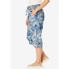 Woman Within Plus Size Convertible Length Cargo Capri/Bermuda - 4 of 4