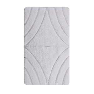 Knightsbridge Diamond 220 GSF Non Skid Back Bath Rug 24 x 40 - 1 of 4