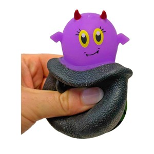 Big Time Toys Halloween Squish Pop Fidget Toy Bat and Cauldron - 1 of 3