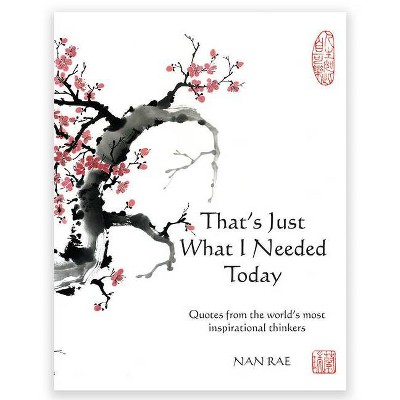 That's Just What I Needed Today - (Inspirational Gift) (Hardcover)