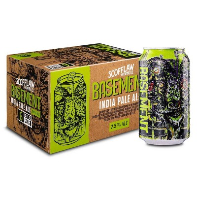 Scofflaw Basement Ipa Beer - 6pk/12 Fl Oz Cans : Target