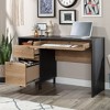 Acadia Way2 Drawer Computer Desk Raven Oak - Sauder: Home Office ...