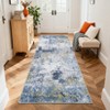 Washable Abstract Area Rug for Living Room Bedroom, Soft Non Slip Indoor Modern Throw Carpet for Dining Room Kitchen Office - 2 of 4