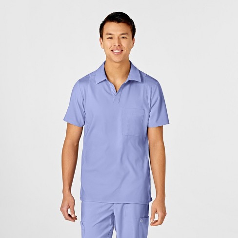 Collared 2025 scrub top