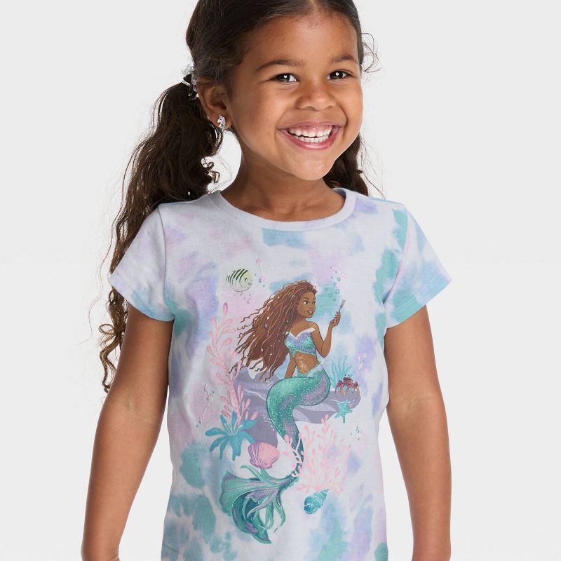 Toddler Girls' Disney The Little Mermaid Short Sleeve Graphic T-Shirt, 2 of 4