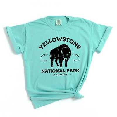 Simply Sage Market Women's Vintage Yellowstone National Park Short Sleeve Garment Dyed Tee