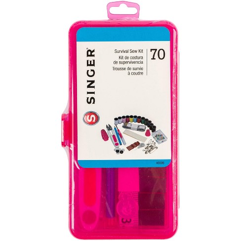 Singer Exclusive Survival Sew Kit 70/pkg-pink : Target