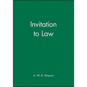 Invitation to Law - by  A W B Simpson (Paperback) - 1 of 1