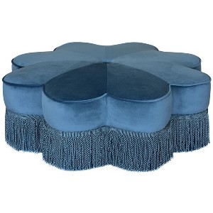 Tanith Flower Ottoman  - Safavieh - 1 of 4