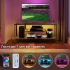 Belatt 55" TV Stand 120 lbs Load-bearing Media Console with LED Light for Living Room/Bedroom, Light Gray - 4 of 4