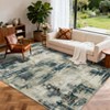 Area Rug Living Room Rug: Washable Modern Abstract Soft Thin Rug Indoor Floor No Slip Stain Resistant Carpet - 3 of 4