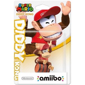 Nintendo Diddy Kong Amiibo Figure – Super Mario Series – Compatible with Switch, Wii U, and 3DS - 1 of 3