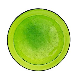 3" Reflective Crackle Glass Birdbath Bowl - Achla Designs - 1 of 3