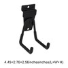 Unique Bargains Garage Storage Hooks Large Square Channel Plate Hook Black 1 Pc - 3 of 4