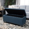 Vynxaria Stylish Storage Ottoman - Versatile & Chic Home Essential - 2 of 4