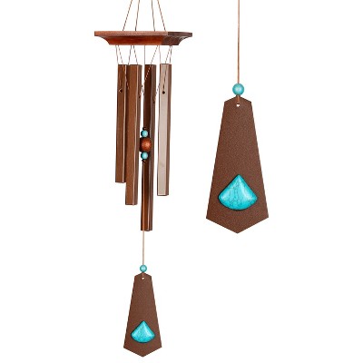 Woodstock Wind Chimes Signature Collection  Woodstock Rustic Chime  22'' Wind Chime