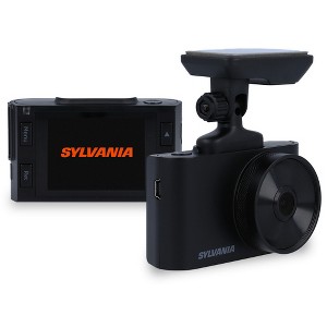 SYLVANIA Roadsight Basic Dash Camera - 110 Degree View, HD 720p, 16GB SD Memory Card Included - 1 of 4