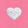 Dalix Lil Heart Face Embroidered Lightweight Relaxed Jersey Tee Summer Cute Short Sleeve T Shirt Womens - 2 of 4