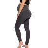Felina Women's Velvety Soft Maternity Leggings For Women - Yoga Pants For Women, Maternity Clothes - (2-Pack) - 3 of 4
