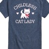 Men's - Instant Message - Childless Cat Lady Kitten Short Sleeve Graphic T-Shirt - 2 of 4