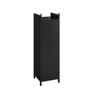 Ridstar 47.24 in. H Black Bathroom Storage Cabinet with Featuring Five-tier Storage - 1 of 4