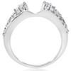 Pompeii3 1/2ct Diamond Guard Wrap Ring 14K White Gold - 3 of 4