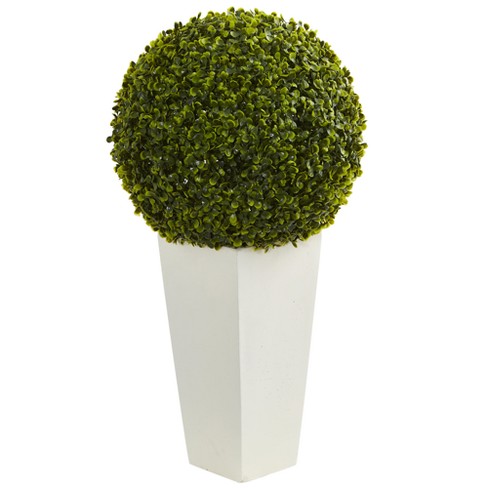 Set Of 3 Boxwood Topiary Spheres Green - Ultimate Innovations : Target
