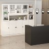 Famapy Combination Living Room Display Cabinet Tempered Glass Display Cabinet Storage Solutions - 2 of 4