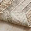 Woven Texture Stripe Bath Rug Natural 22x58" - 2 of 4