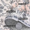 Rugs Machine Washable Area Non-Slip Stain Resistant Rug, Kids & Pets Friendly, Vintage Boho Carpet, Low Pile Indoor Rugs - 3 of 4