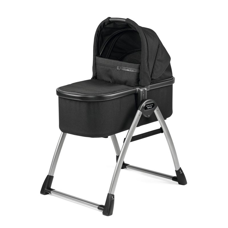 Peg Perego Bassinet with Home Stand - True Black, 1 of 6