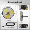Ihomadore 20" Metal Wall Fans for Industrial and Commercial - 4 of 4