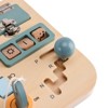 Topteng Car Busy Board, 10-in-1 Wooden Sensory Board with Steering Wheel - 3 of 4