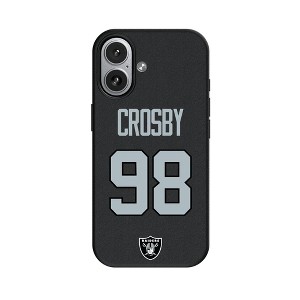 NFL Las Vegas Raiders Players Game Tactic MagSafe Compatible Cell Phone Case for Apple iPhone 17 Series - 1 of 4