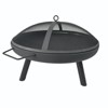 CAVINAS Fire Pits for Outside Wood Burning Round Tabletop Fire Pit Durable Fire Pit for Outdoor Grilling and Travel, Black - 3 of 4