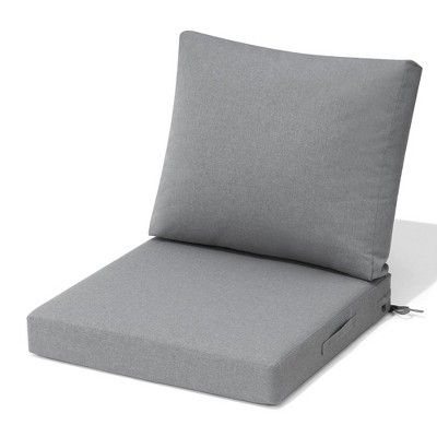 Crestlive Products Outdoor Deep Seat Cushion Set Patio Furniture Cushions with Removable Cover for Chair Sofa Couch