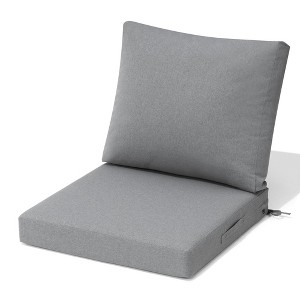 Crestlive Products Outdoor Deep Seat Cushion Set Patio Furniture Cushions with Removable Cover for Chair Sofa Couch - 1 of 4