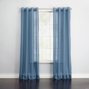 BrylaneHome BH Studio Sheer Voile Grommet Panel - 1 of 4