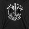 Men's Big Bend National Park Coyote In The Moonlight  Dark Pull-Over Hoodie - 2 of 4