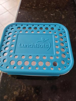 LunchBots Medium Trio II Snack Container - Divided Stainless Steel Food  Container - Three Sections for Snacks On The Go 